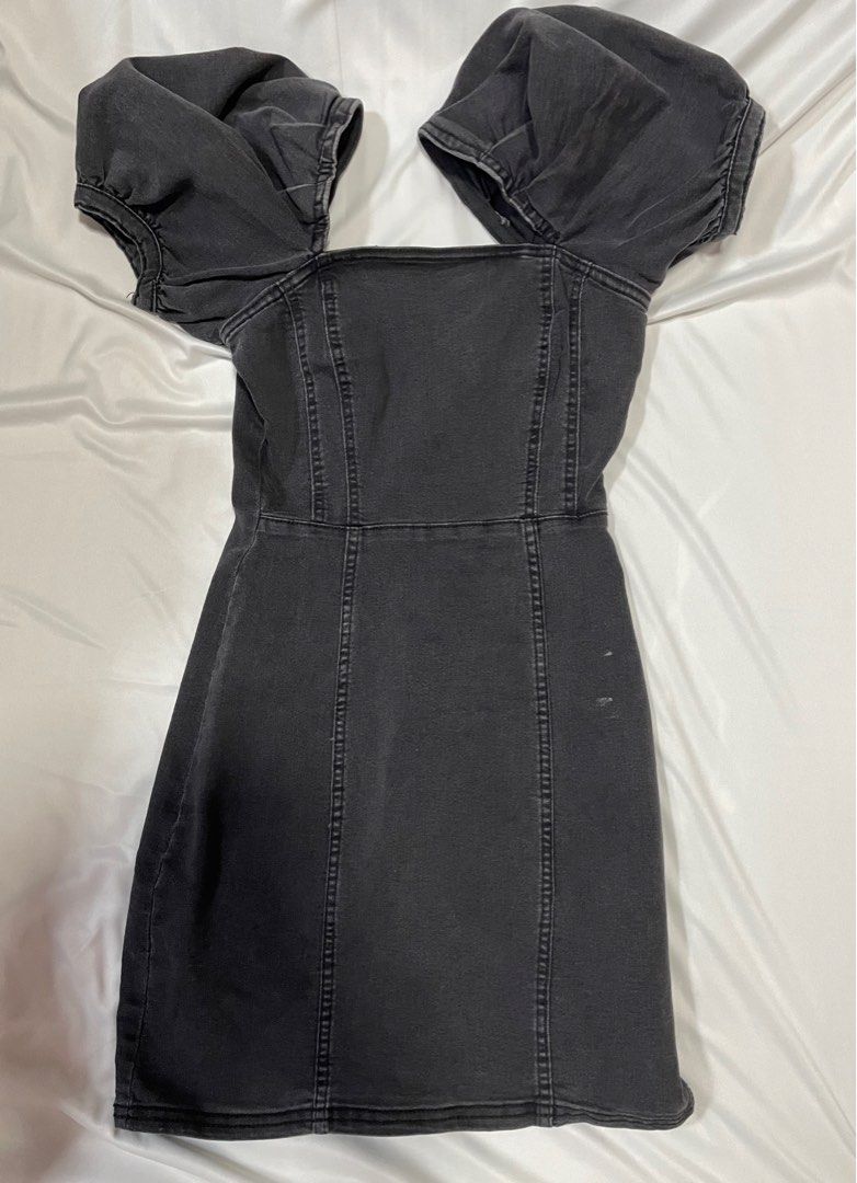 H&M Black Denim Dress, Women's Fashion, Dresses & Sets, Dresses on Carousell H&M Black Denim Dress, Women's Fashion, Dresses & Sets, Dresses on Carousell