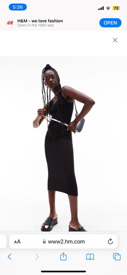 Pleated tie-belt dress - Black - Ladies | H&M SG