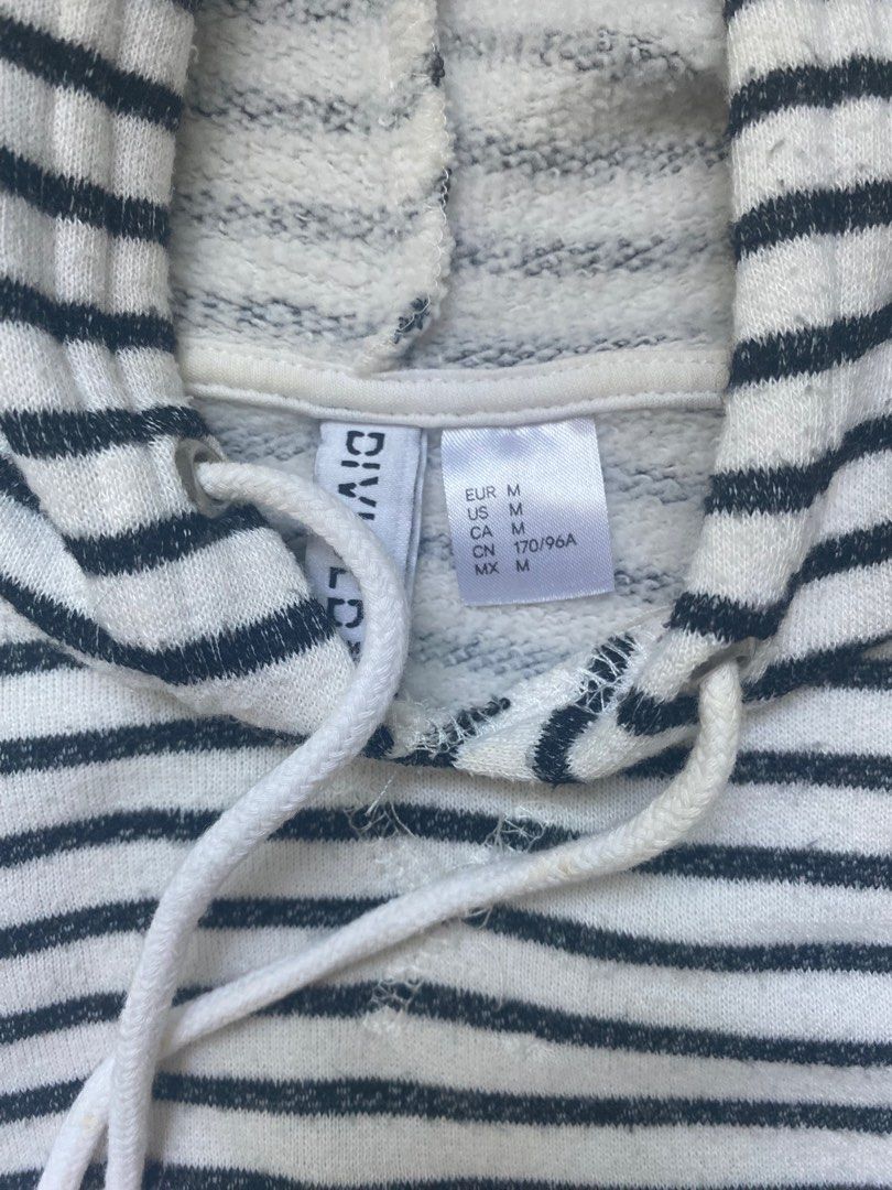 H&m sales striped hoodie