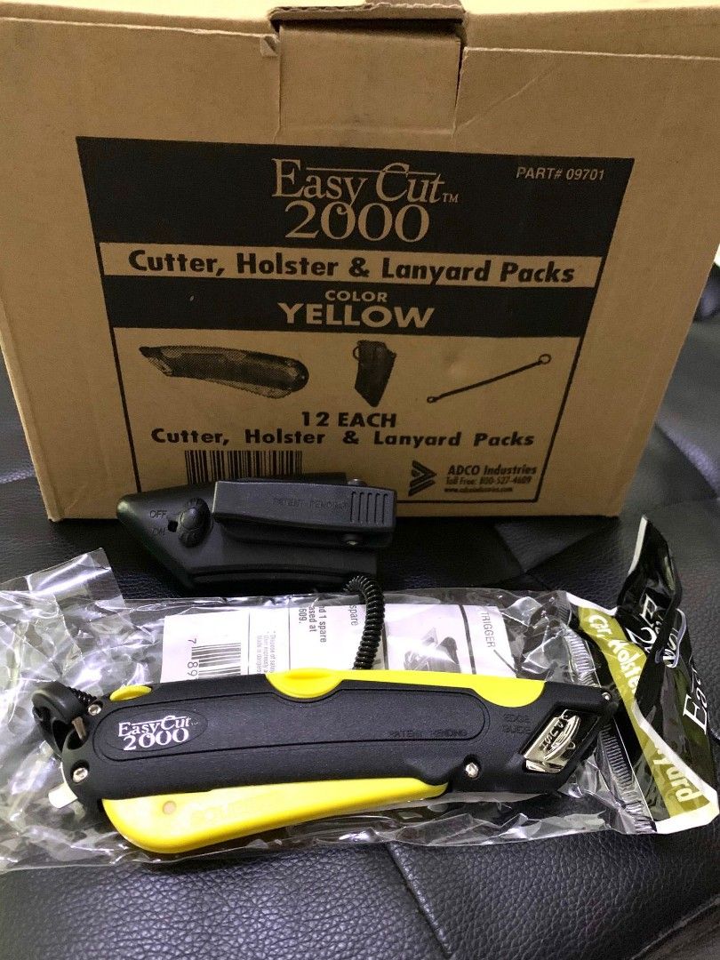 Holster Pocket Safety Cutter Lanyard Easy Cut 2000 (Bundle 2), Hobbies