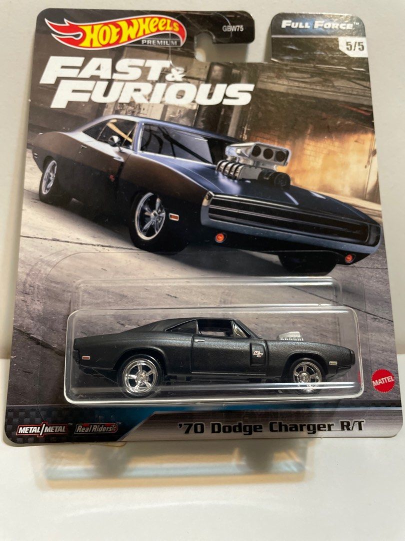 售HOT WHEELS 玩命關頭風火輪Dodge 1970 Charger R/T 唐老大座駕膠胎1