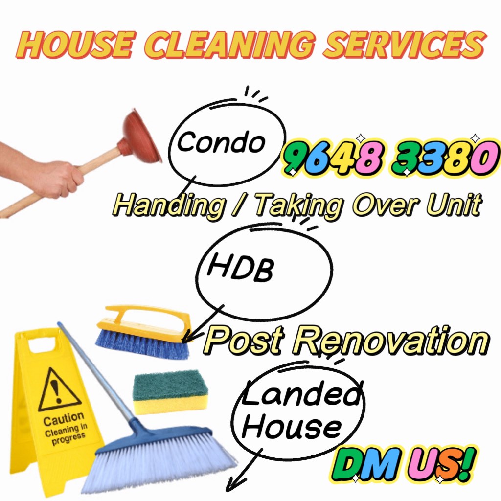 HOUSE CLEANING, Home Services, Home Cleaning, Move in/out Cleaning on Carousell