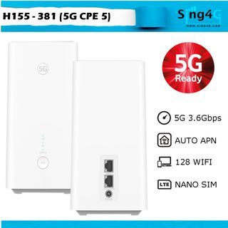 Huawei Brovi 5G CPE 5 Wireless CPE Router H155-381 WIFI 6 SIM ROUTER 3600 Mbit/s