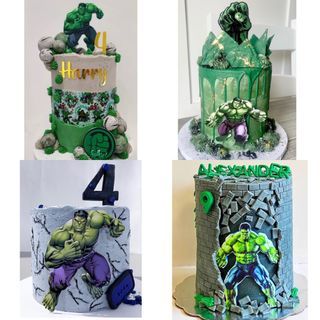 Hulk Birthday Cake/ Superhero cake / Birthday cake