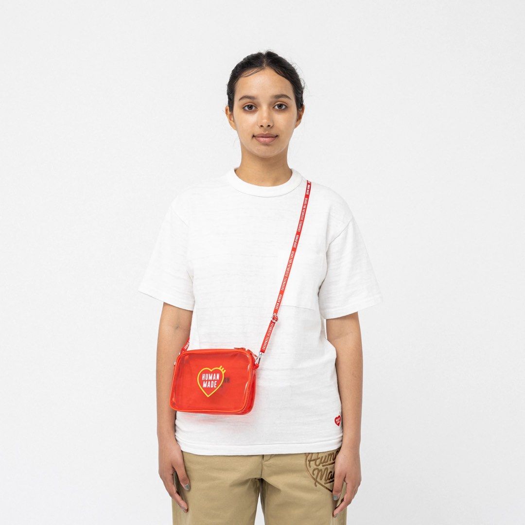バッグ HUMAN MADE PVC POUCH MEDIUM White バッグ HUMAN MADE PVC POUCH MEDIUM White HUMAN MADE PVC