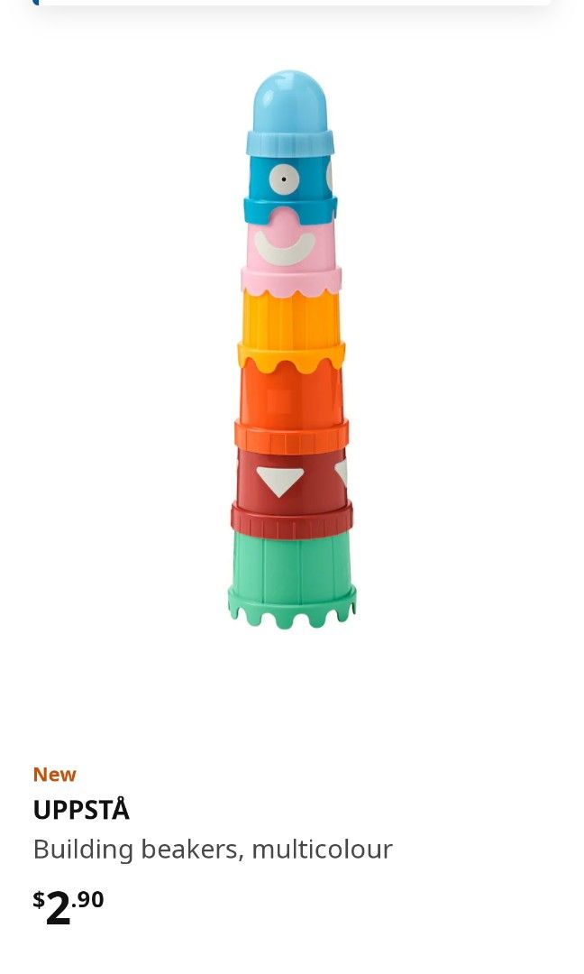 IKEA building beakers, Babies & Kids, Infant Playtime on Carousell