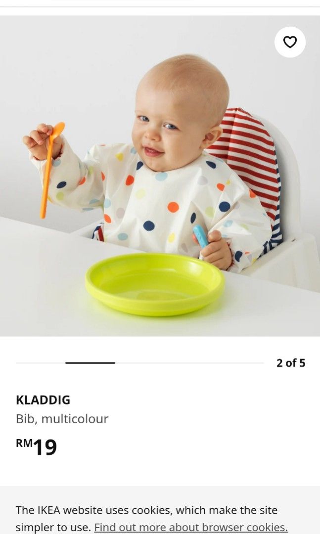 Ikea kladdig bib on sale
