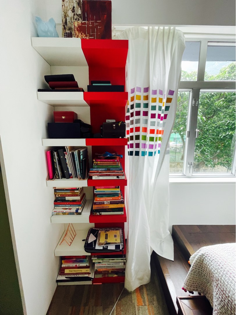 IKEA LACK wall shelf units, 傢俬＆家居, 傢俬, 書櫃、櫃子及架 Carousell