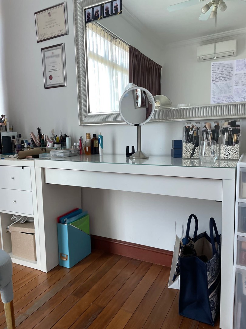 Go with the sofa bed .Ikea make up table, Furniture & Home Living