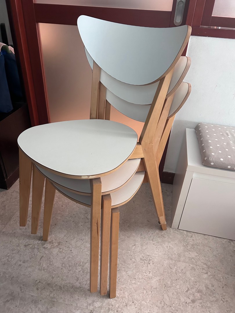 IKEA Nordmyra chairs x3, Furniture & Home Living, Furniture, Chairs on