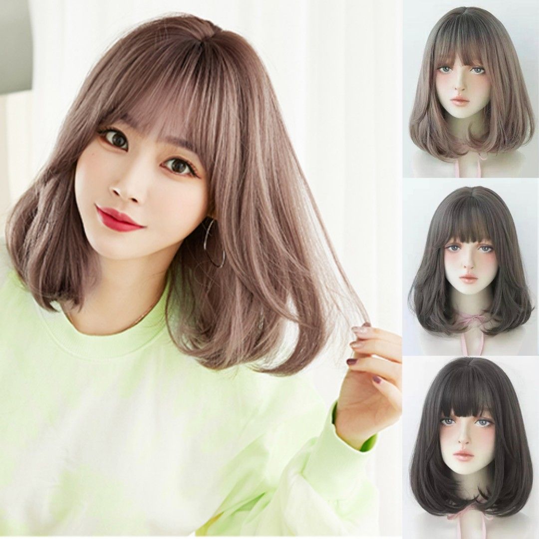 Short straight discount hair korean
