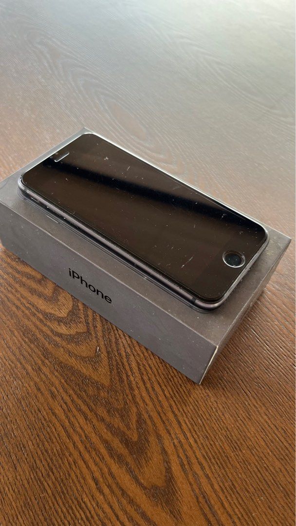 iPhone 8 (Black, 64gb, with free case) (Category: iPhone 8 Series) located in Quezon City. Submitted by quebidsss (Listing ID 1234465512, Image 1). Description: iPhone 8 64gb Black -Battery health 77% -comes with original box -comes with free black case -camera works well -audio input and output works well -touch ID is defective.