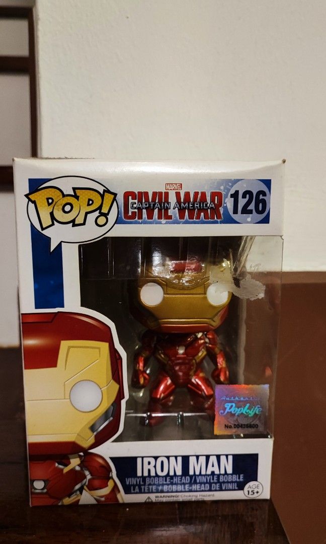 Ironman Funko Pop Vinyl Bobble Head, Hobbies & Toys, Collectibles