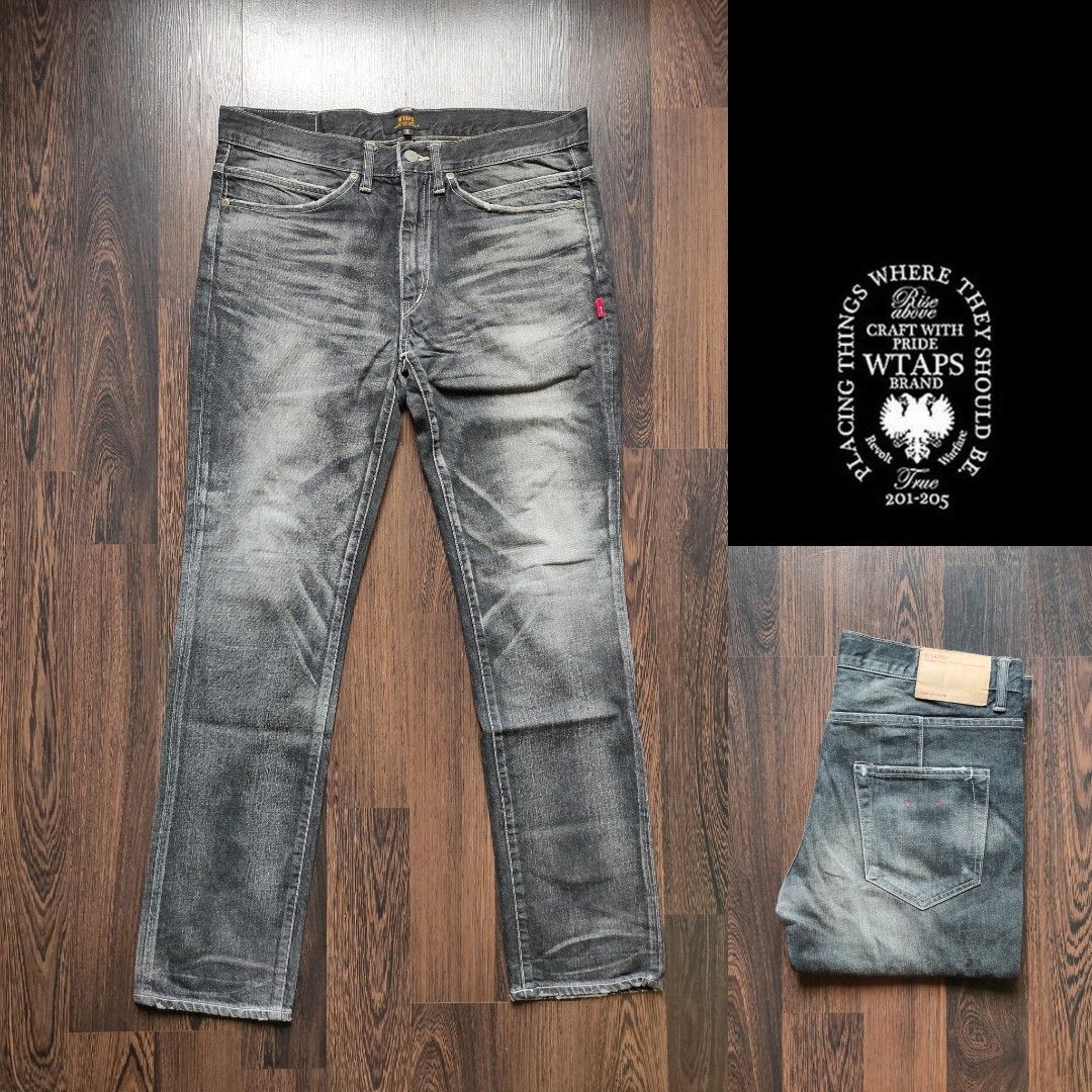 JAPAN DENIM COLLECTION BATCH 1 | Wtaps Kinetics (Category: Jeans) located in Cebu City. Submitted by denimholic (Listing ID 1234577412, Image 2). Description: 🇯🇵 Authentic Preloved Japan Denim Collection ‼️INTEREST CHECK‼️ Made in Japan ▫️WTAPS Black : W33-34in, P2.5k ▫️KINETICS Distressed : W33-34in, P1.5k **check listings for more pics details. thanks.