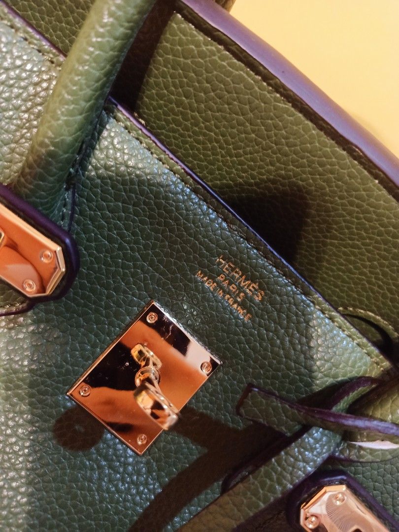Japan Preloved Hermes Berkin 35 cm (Category: Luxury Bags & Wallets) located in Cebu City. Submitted by day.98 (Listing ID 1234502666, Image 2). Description: selected from japan surplus togo leather genuine leather riri zipper no flaws coded.