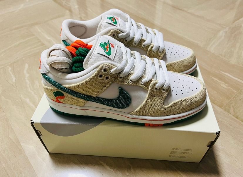 🔝Jarritos x Nike dunk SB low phantom and malachite 汽水撕撕樂米白