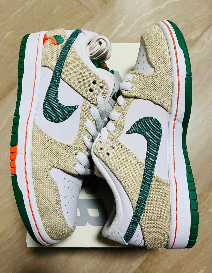 🔝Jarritos x Nike dunk SB low phantom and malachite 汽水撕撕樂米白