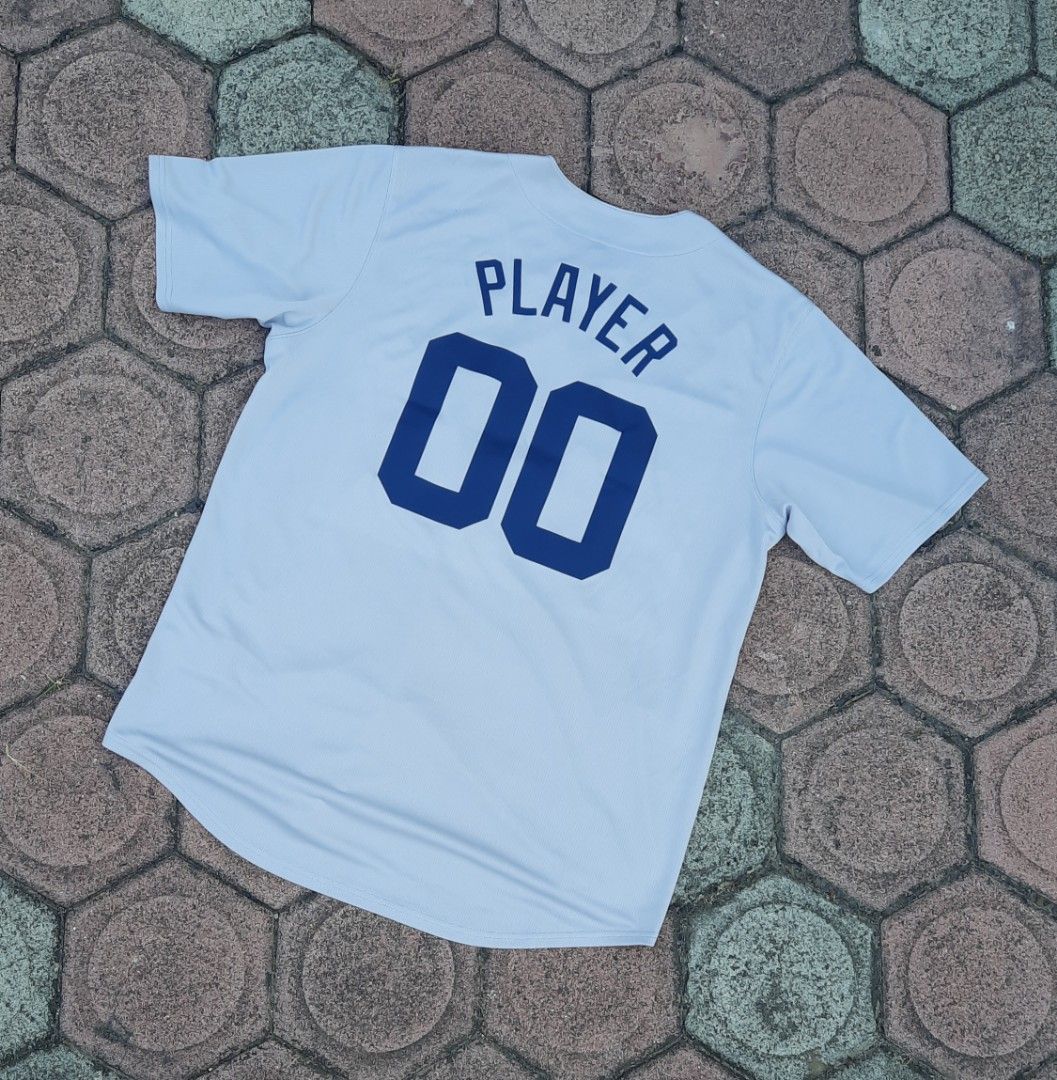 Baju Sport Jersey Baseball dodgers hijau Pria Wanita