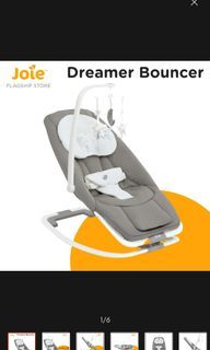 Joie Dreamer Baby Bouncer Rocker for Newborn Baby up to 13kgs