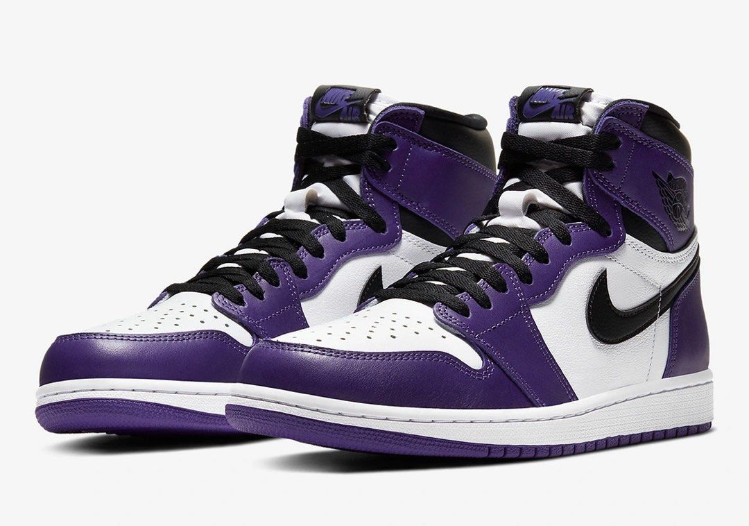 Jordan 1 court purple 2.0 Men s Fashion Footwear Sneakers on