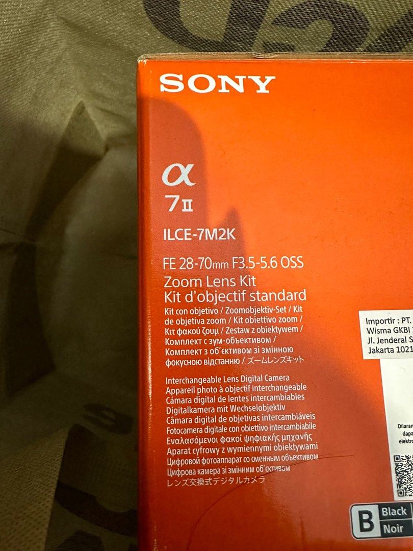 jual camera mirrorless sony A7ii, Fotografi di Carousell