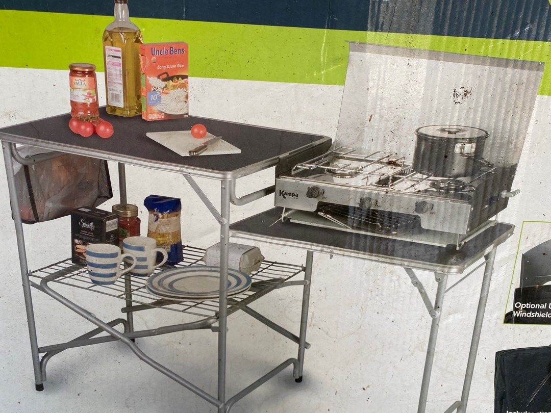 Kampa Colonel Field Kitchen, Sports Equipment, Hiking & Camping on