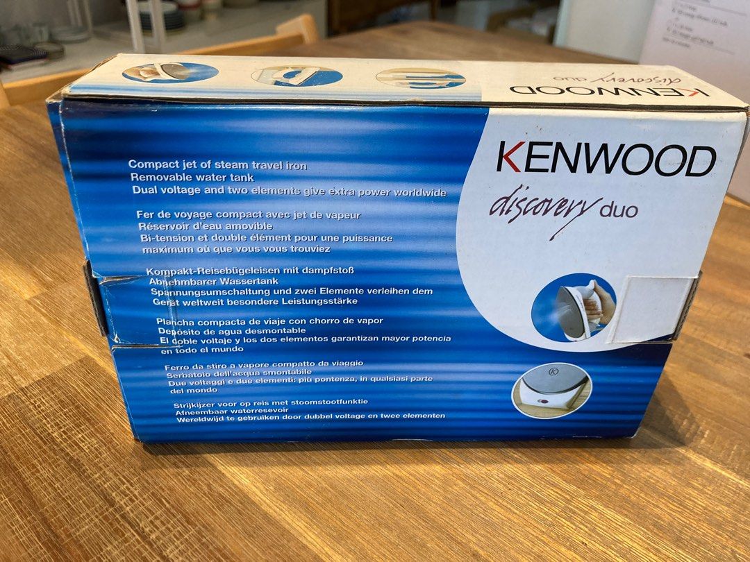 Kenwood Discovery Duo Folding Compact Travel Steam Iron ST60, TV & Home