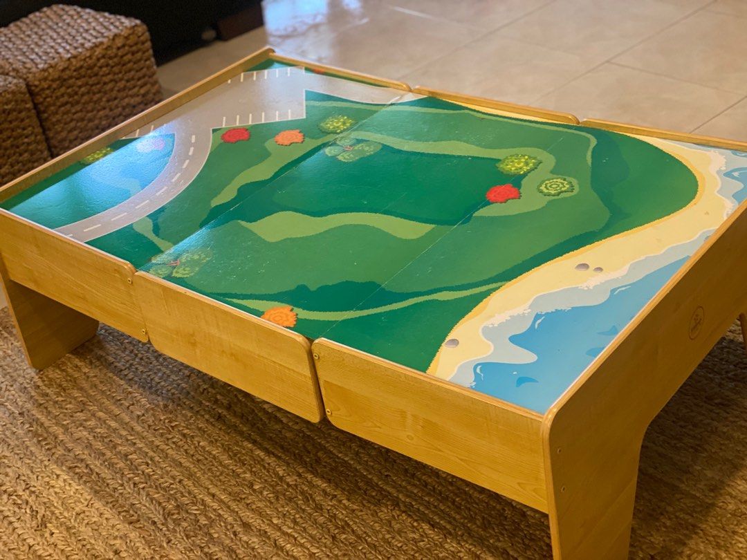 Kidkraft train table with drawers hotsell