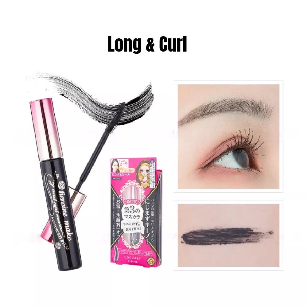 Kiss me mascara waterproof long lasting mascara Maybelline loreal