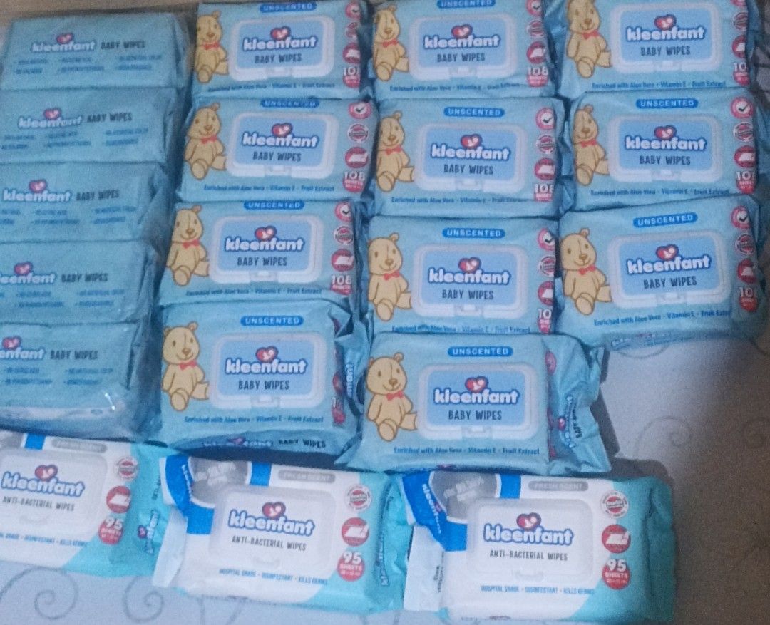 KLEENFANT WIPES ANY VARIATION (Category: Diapers & Baby Wipes) located in Manila. Submitted by sweetieteapascua (Listing ID 1234516487, Image 3). Description: ORIGINAL PACKAGING SEALED KLEENFANT WIPES UNSCENTED, ANTIBACTERIAL,BABYSCENT 75PESOS ONLY! MESSAGE ME ON FB SWEETIETEA PASCUA PAYMENT METHOD -COD GCASH BANKTRANSFER.