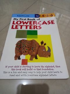 Kumon My First Book of Lowercase Letters