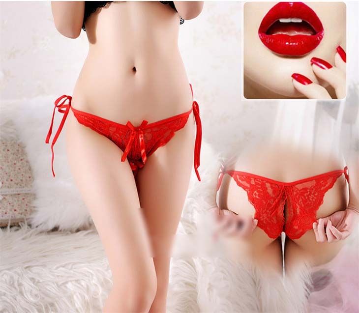 Lace Open-style Tie Sexy T-panties 17675, Women's Fashion, New  Undergarments & Loungewear on Carousell