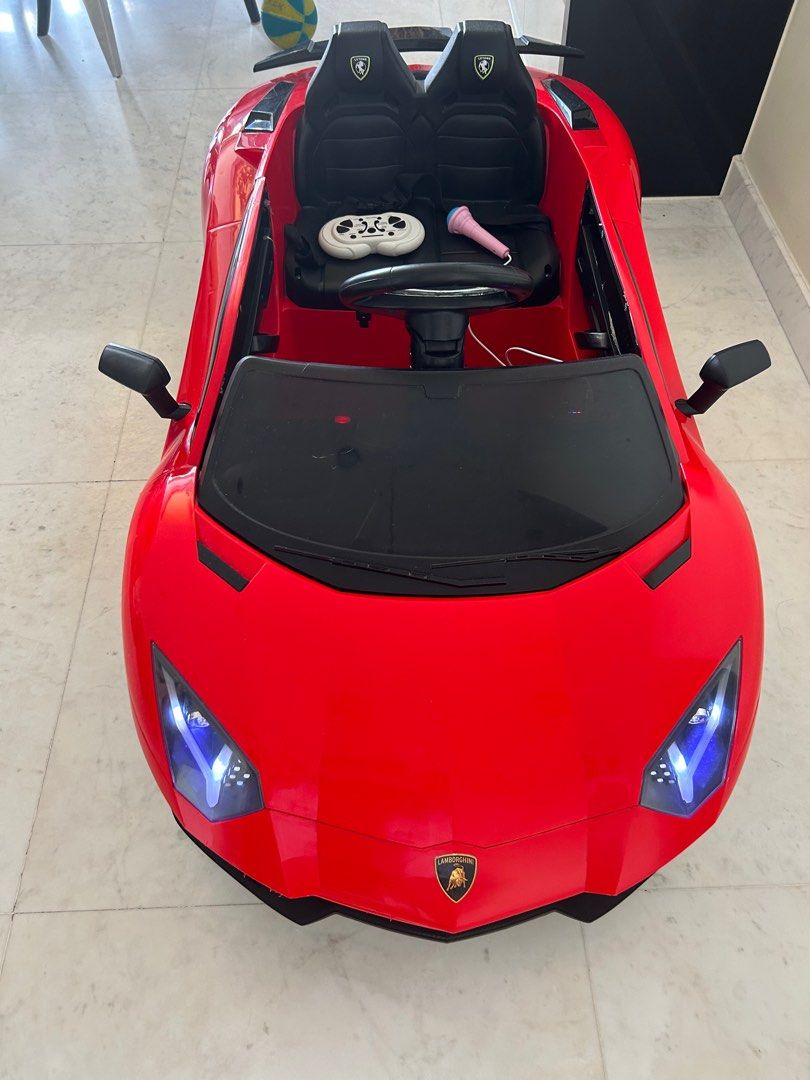 Lamborghini electric toy car for toddlers, Hobbies & Toys, Toys & Games