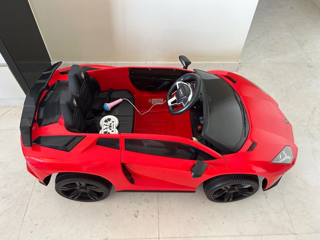 Lamborghini electric toy car for toddlers, Hobbies & Toys, Toys & Games