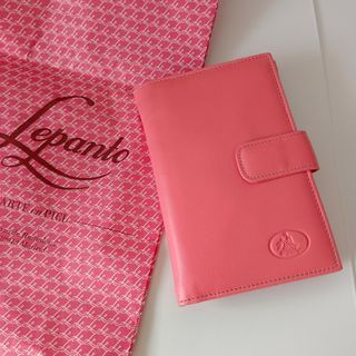 Lepanto 西班牙馬德里 手工牛皮夾 皮件 糖果粉皮夾 短夾 牛皮短夾 錢包
