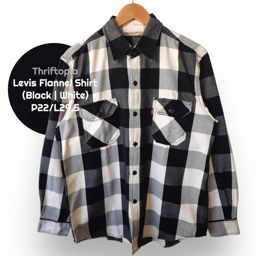 Levi mens flannel shirts clearance
