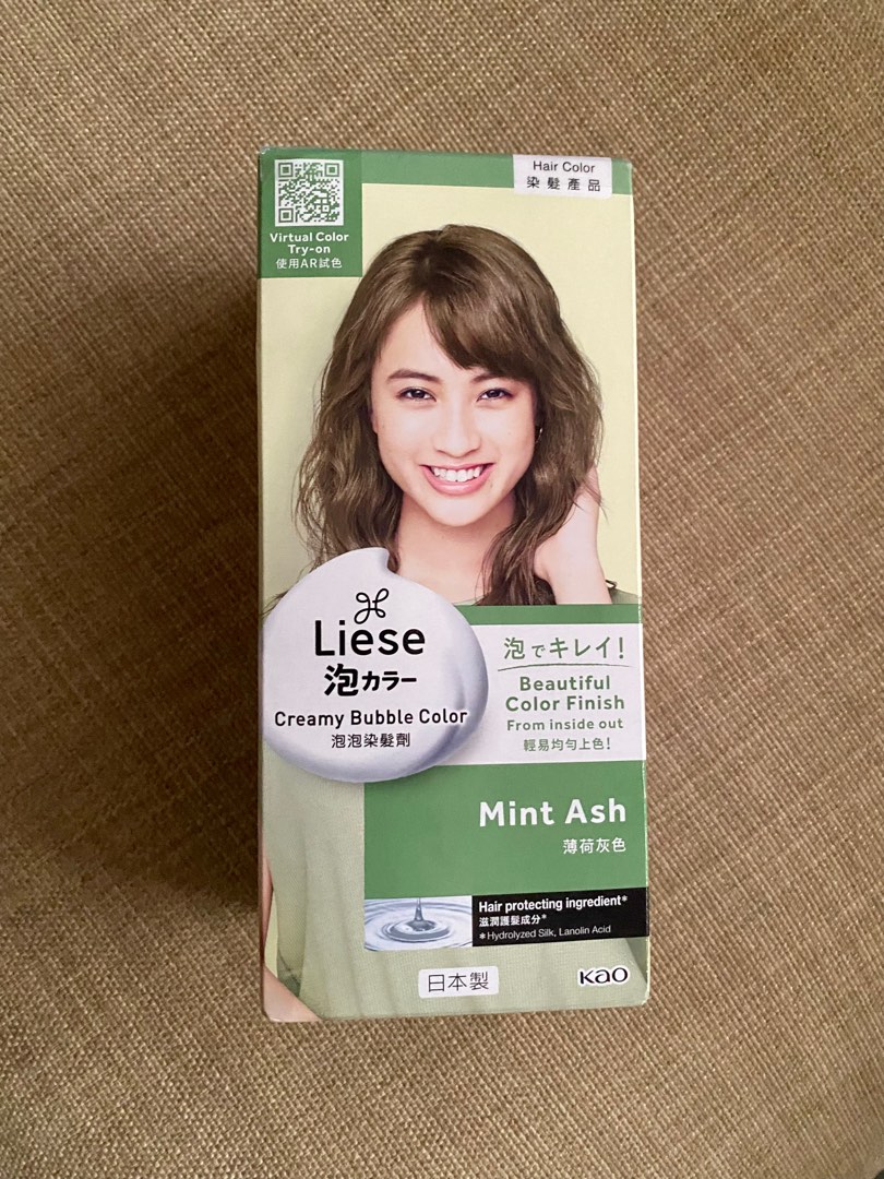 Liese Bubble Hair Color Mint Ash, Beauty & Personal Care, Hair on