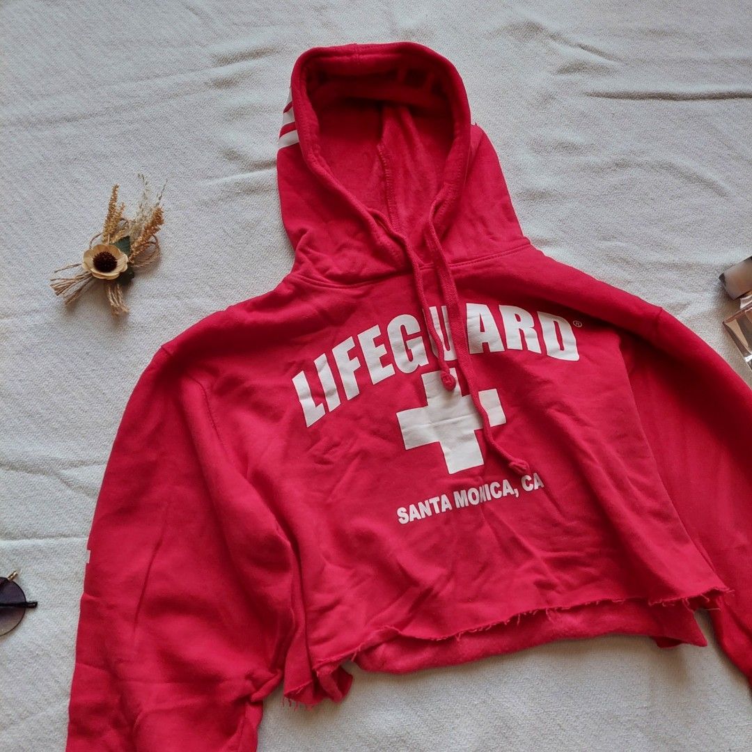 Lifeguard crop deals hoodie