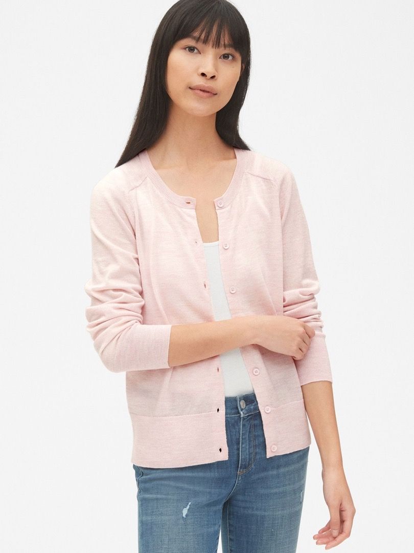Gap new arrivals pink cardigan