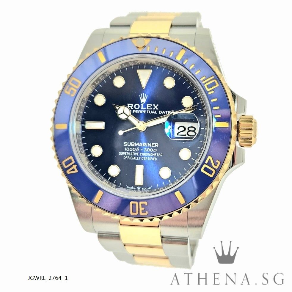 Rolex Submariner Two-Tone Yellow Gold & Steel Rolesor - Blue Dial