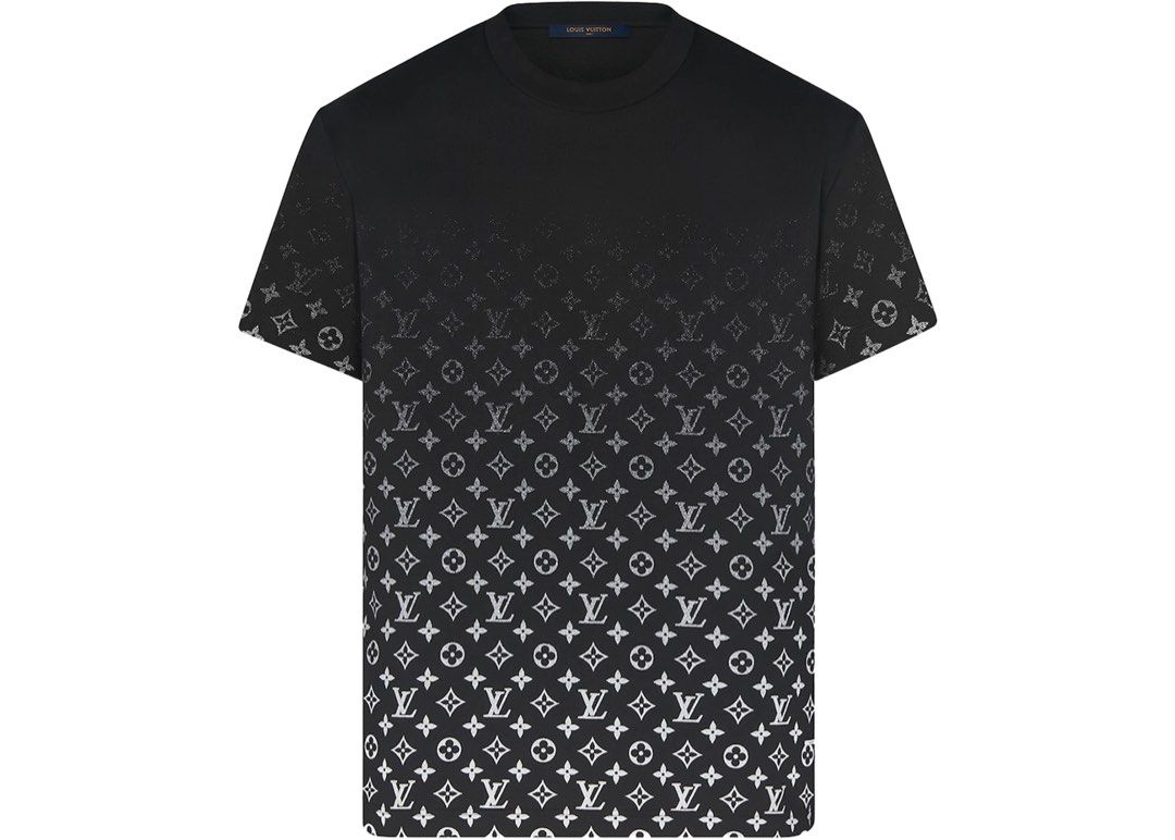 Louis Vuitton LV Monogram gradient T-shirt, Men's Fashion, Tops & Sets,  Formal Shirts on Carousell