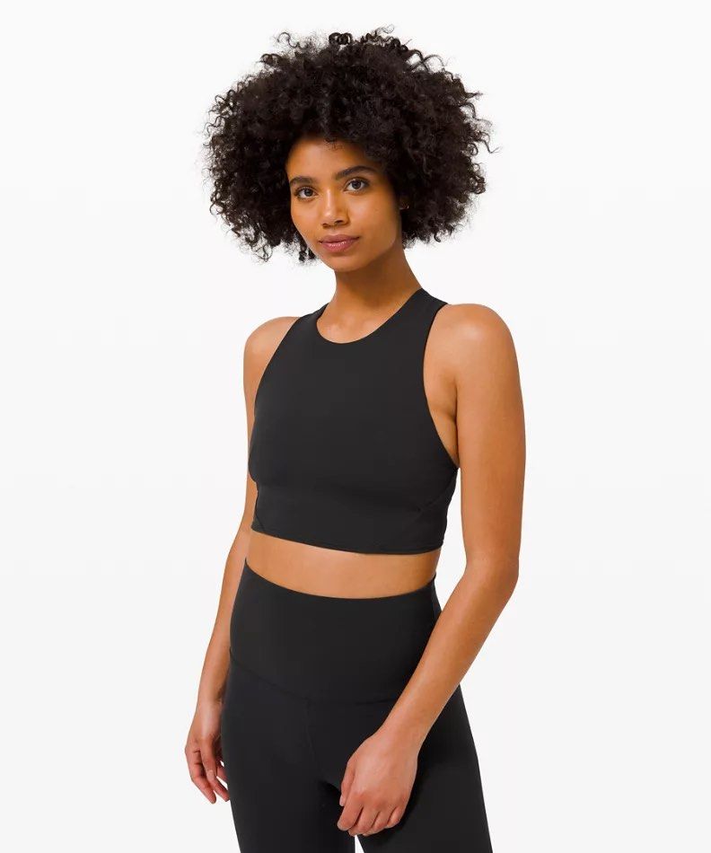 Lululemon In Alignment Racerback Bra *light Support, B/c Cup - Black