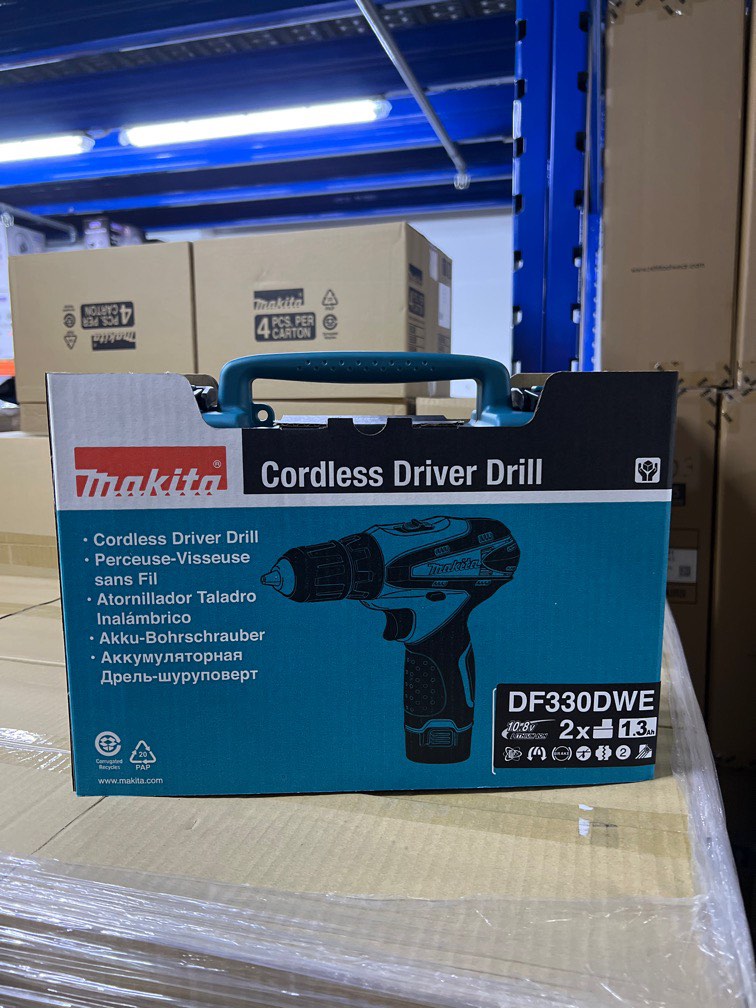 MAKITA Cordless Driver Drill Set Cheap, Furniture & Home Living, Home