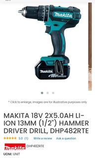 makita dhp482rte cordless hammer drill