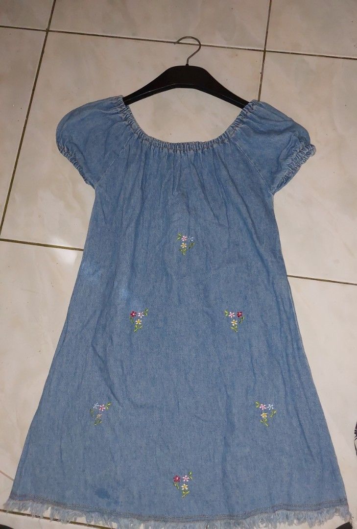 Maong Denim dress for kids, Babies & Kids, Babies & Kids Fashion on  Carousell