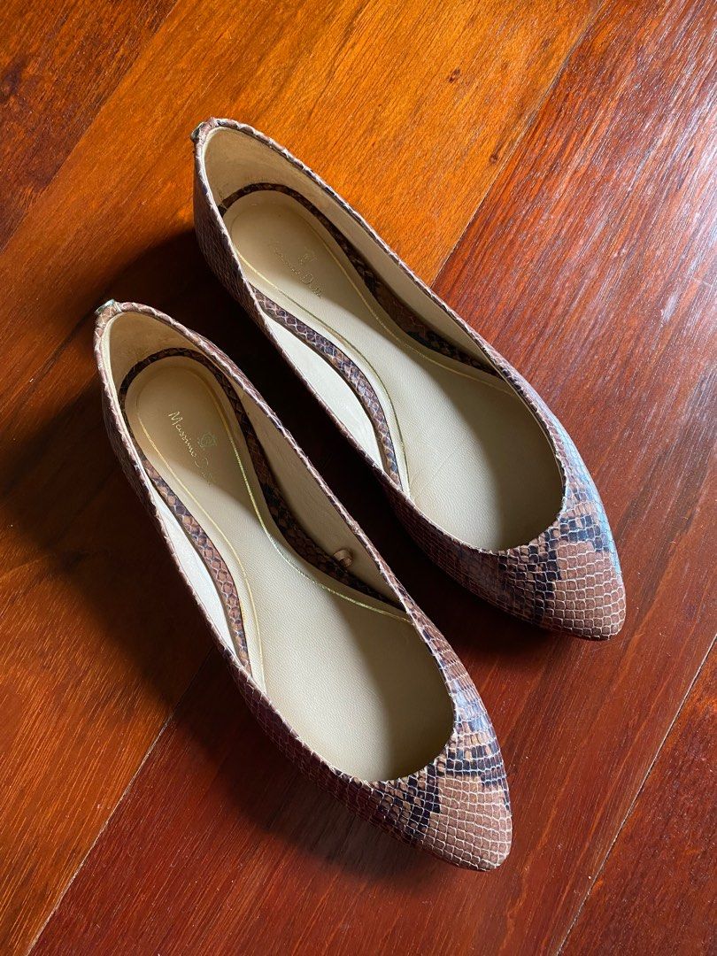 Massimo dutti sales snakeskin shoes