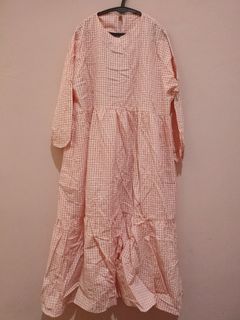 Maxi Dress Basic warna Peach