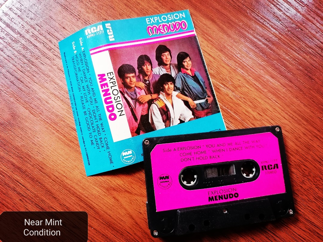 Menudo Explosion Cassette Tape Original Cassette Tapes Vintage
