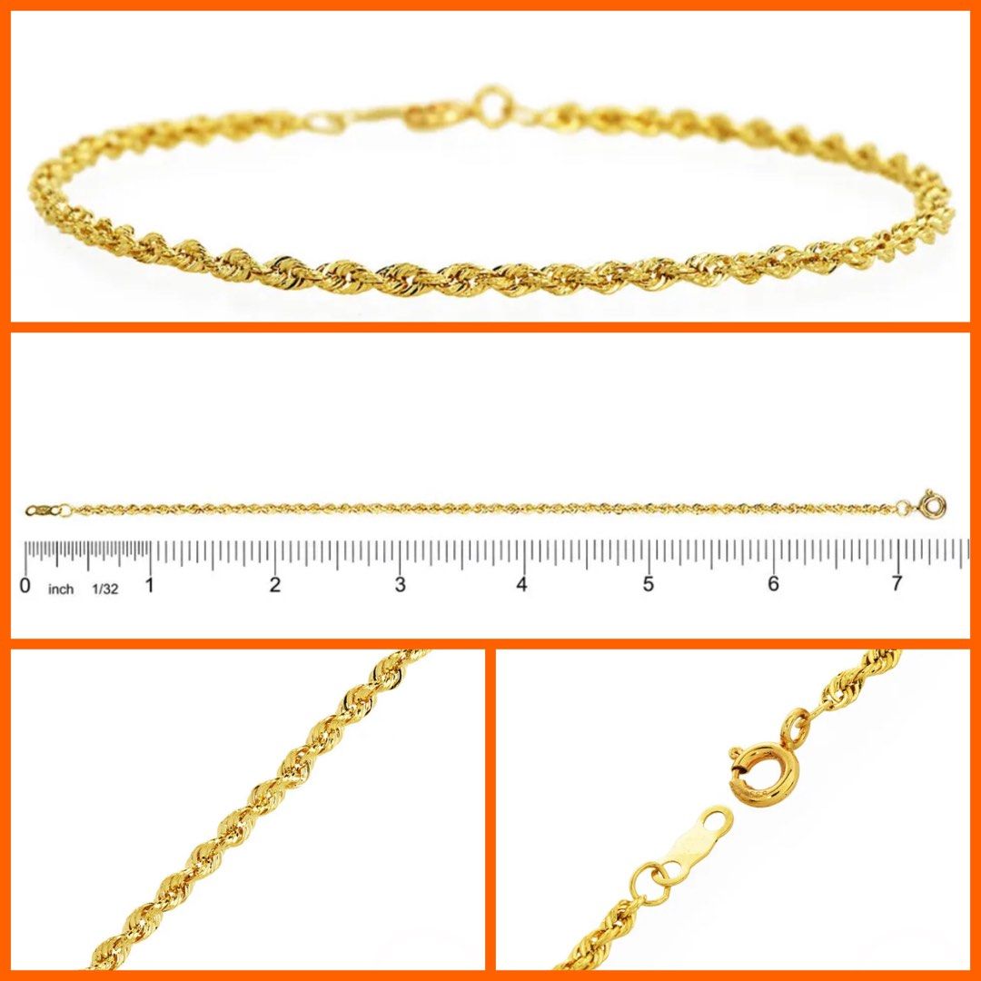 Michael anthony 14k gold on sale rope chain