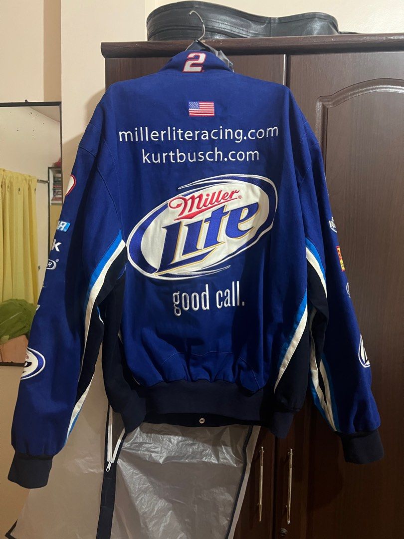 MILLER LITE RACING JACKET JEFF HAMILTON on Carousell